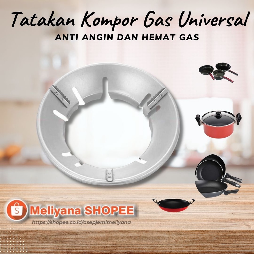 Universal Stovetop Trivet Tatakan Kompor Anti Angin Besi Tahan Lama