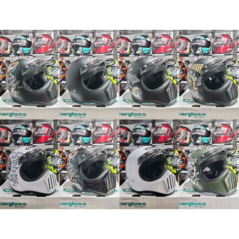 HELM CAKIL HBC | HELM RETRO FULL FACE HBC