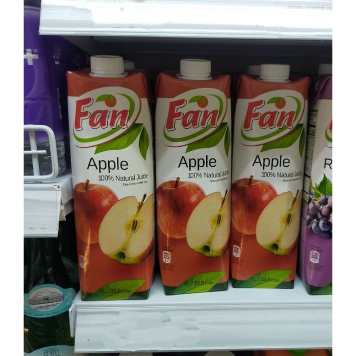 

fan natural juice jus buah fruit Apple 1ltr