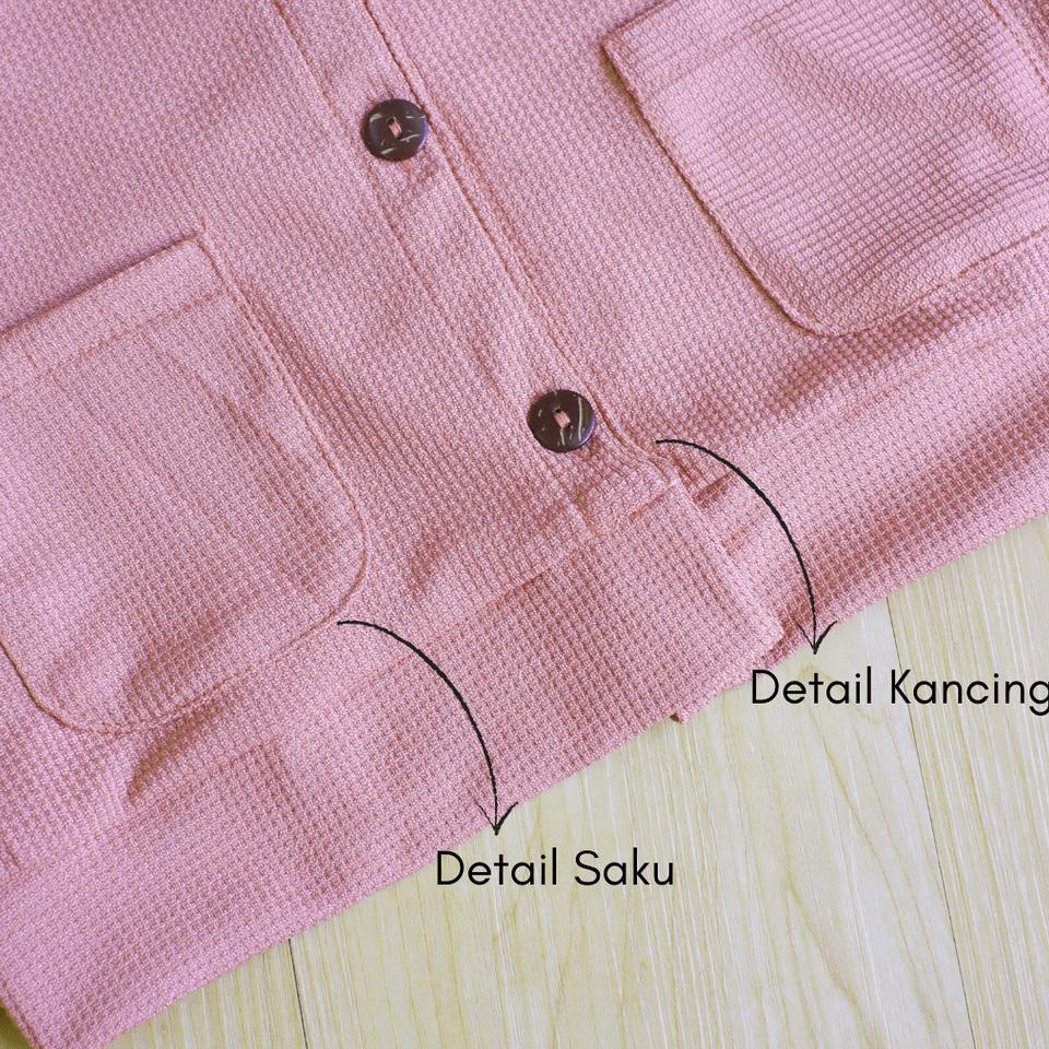 Koleksi Terbaru.. SHAHIA - Waffle Cardigan Anak