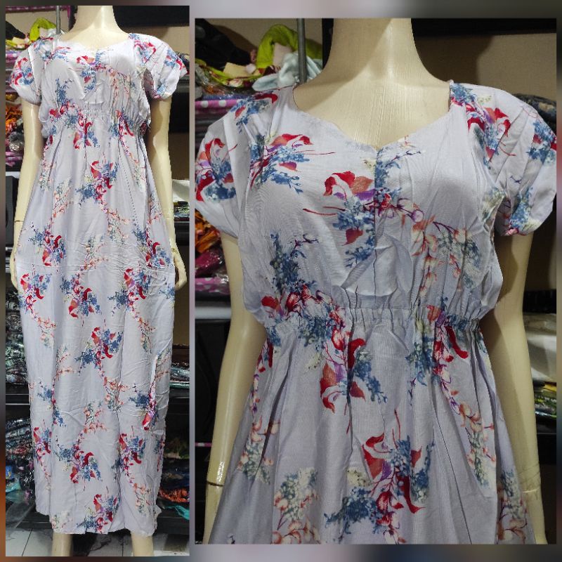 Daster Manohara jumbo panjang bali LD 120 PJ 130-42