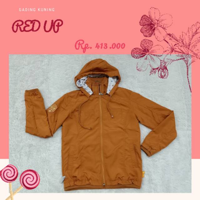 Jaket Wanita Red Up Original (Real Pict)