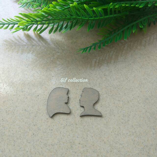 Siluet couple muslim