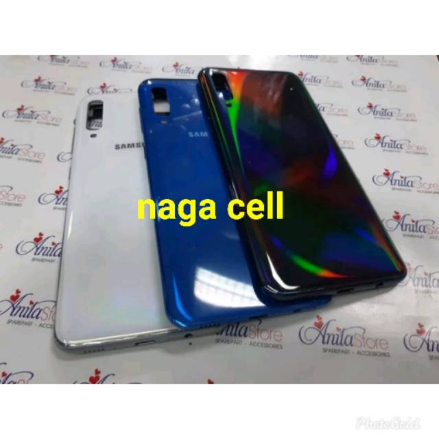 Back door cassing cover belakang plus frame lcd samsung A50 original