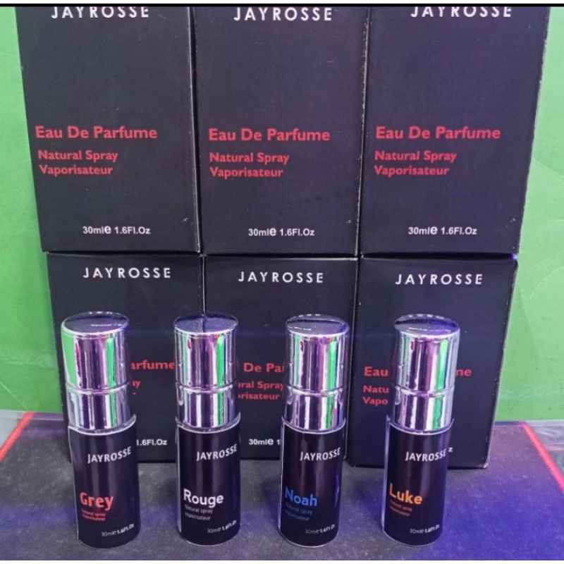 hot new parfum jayrosse 10ml pria dan wanita