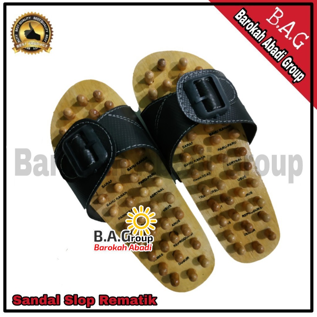 Sandal Kesehatan Refleksi Sandal Refleksi Kayu