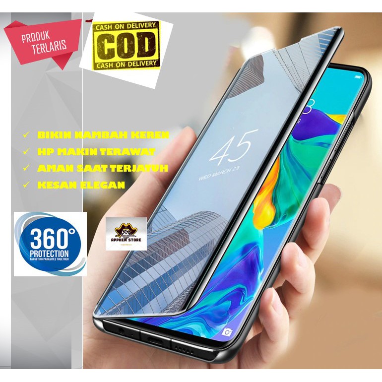 CASING FLIP COVER MIRROR VIVO ALL TIPE 360 PROTECTI   ON | Shopee Indonesia