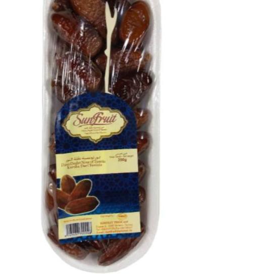 

SALE!! KODE-764 Kurma Tunisia SunFruit Sun Fruit Frutt 250 gram gr