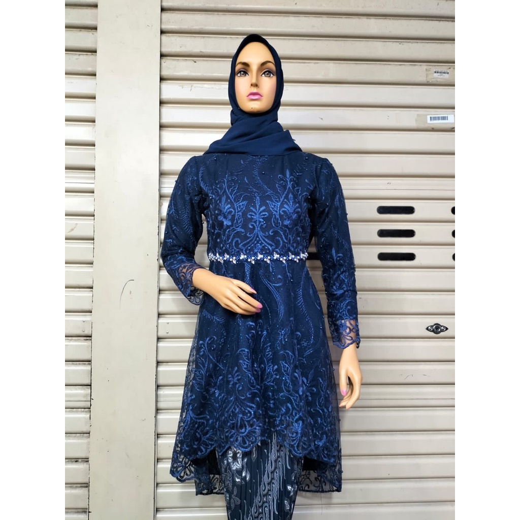 Atasan Kebaya Tunik Lesty  Modern / Kebaya Wisuda / Kebaya Modern Brukat Lamaran