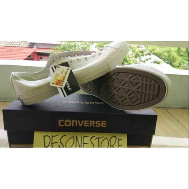 Converse All Star Putih Polos (CT), Sepatu Sneaker, Sepatu Casual