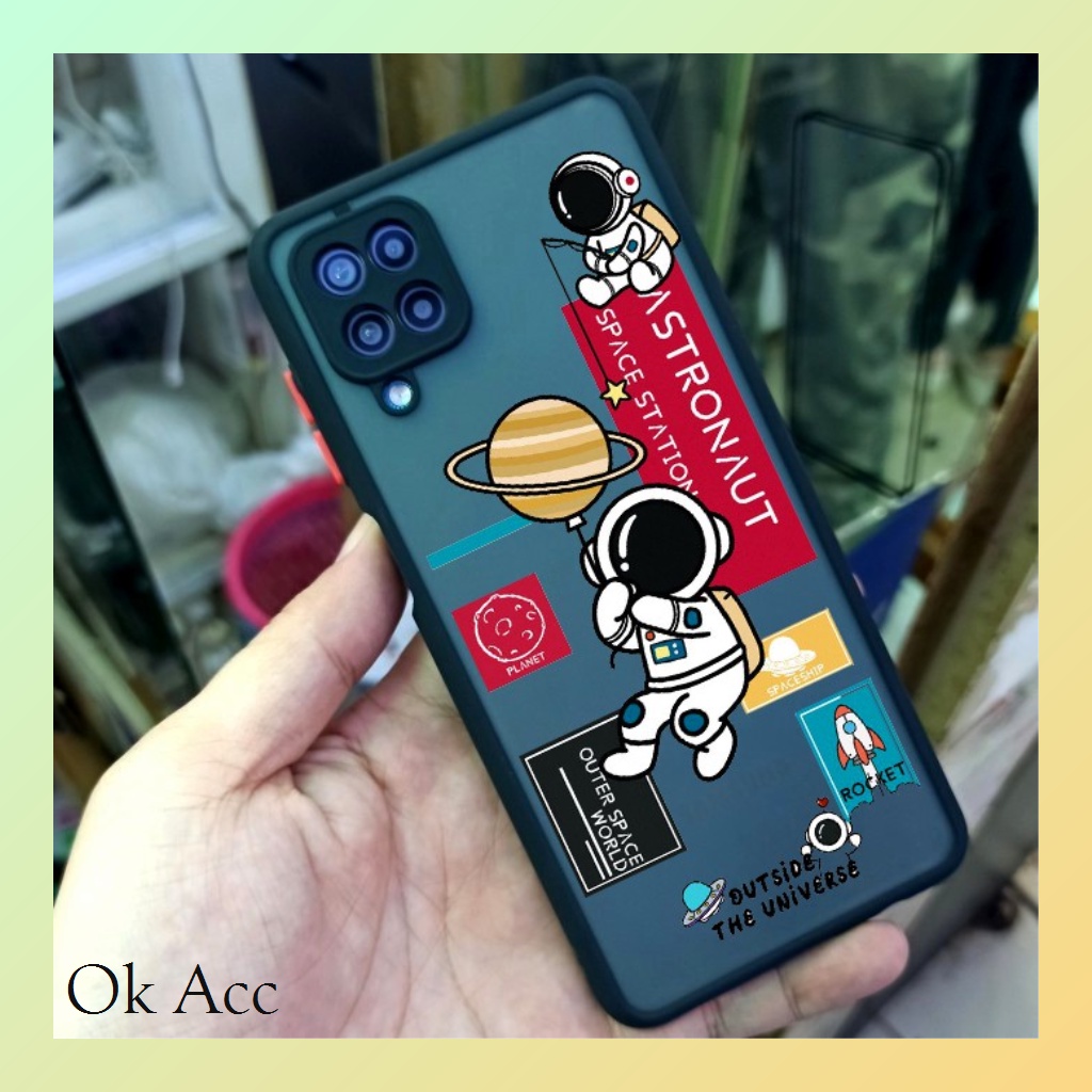 Softcase Motif NASA AA16 for Oppo Realme 2 Pro 3 5i 5s 7 7i 8 8i U1 U2 C1 C11 2021 C12 C15 C17 C2 C20 C20A C21 C21y C25 C3 C31 C35 Narzo 20 30A 50a 50i 5G