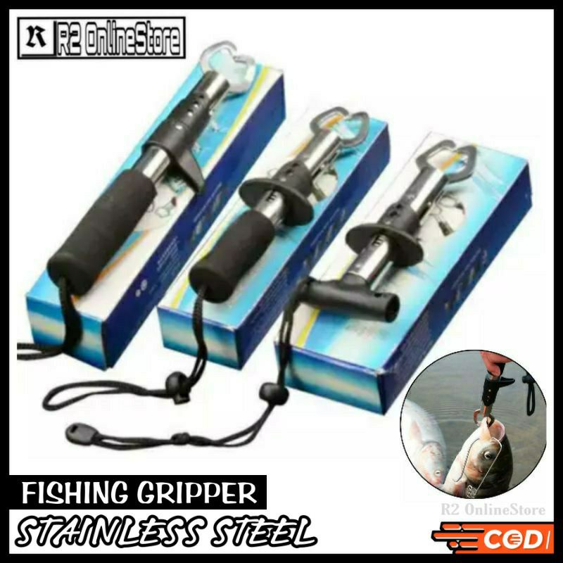 Tang Penjepit Ikan Fish Lip Grip Mini Stainless Steel Portable Alat Penangkap Ikan Fishing Lip Grabb