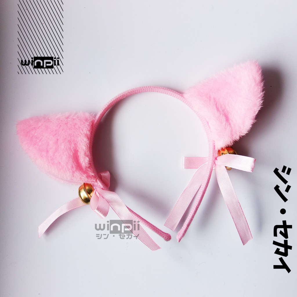 Bando Kucing Nekomimi Pink