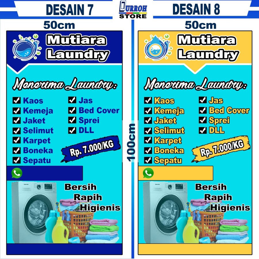 Jual Spanduk Banner Untuk Usaha Laundry Ukuran Y Indonesia Shopee