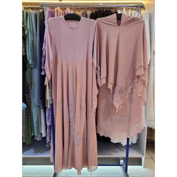 [QNANZ] GAMIS SYARI / DRESS SET PRELOVED By QNANZ