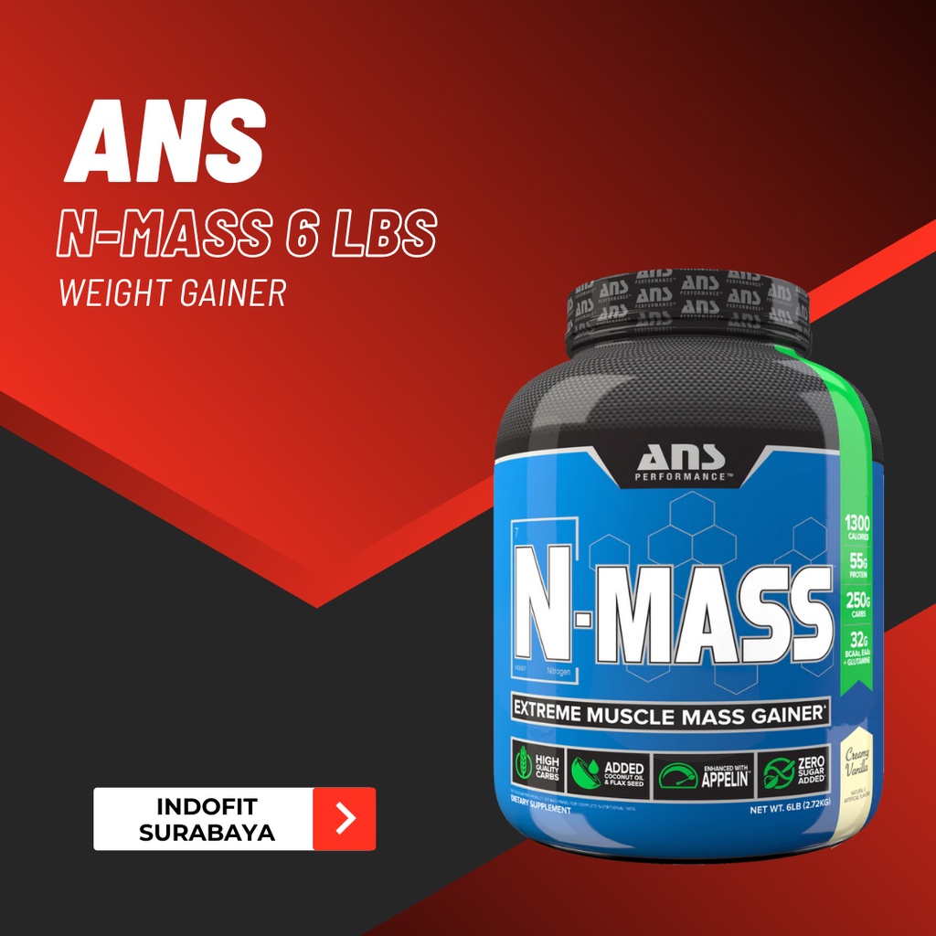 ANS Performance N-Mass Gainer 6lbs Weight Gainer N Mass 6 Lb