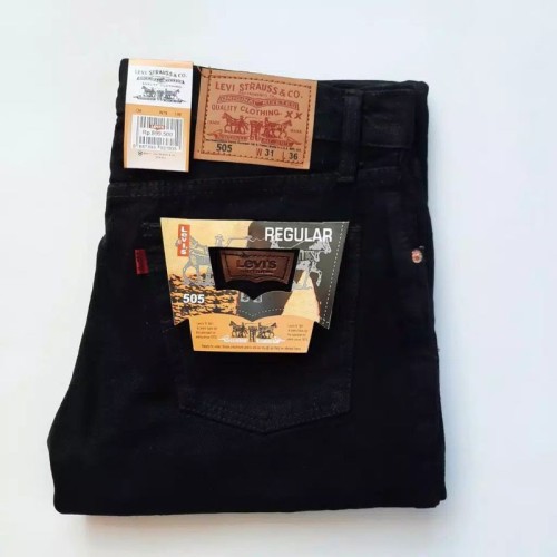 Celana Jeans Levi Regular Fit Big Size Jumbo pria 33 Sampai 38