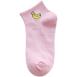 ⭐ JKTMART ⭐ Kaos Kaki Motif Buah Cute Kaoskaki Pendek Socks Fruit Fashion Wanita Korea Import R139-PINK