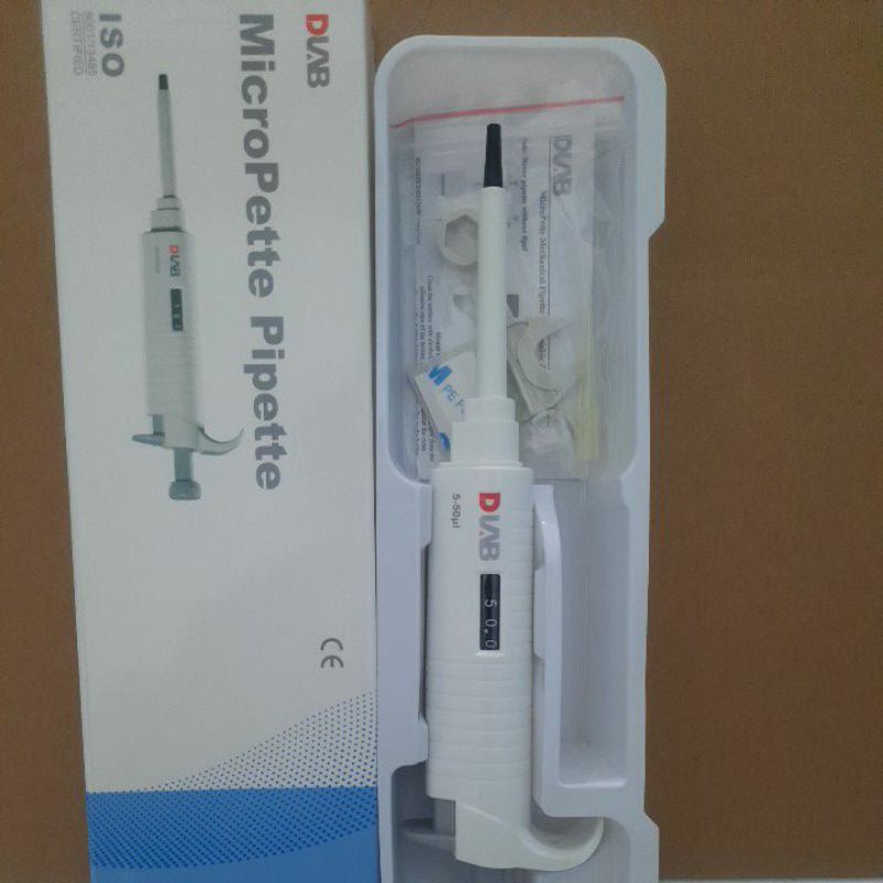 Mikropipet DLAB / Micropipette DLAB Ukuran 2-20ul , 5-50ul , 100-1000ul Adjustable