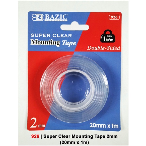 

Double Tape Bening Transparan 20 MM x 1 Meter