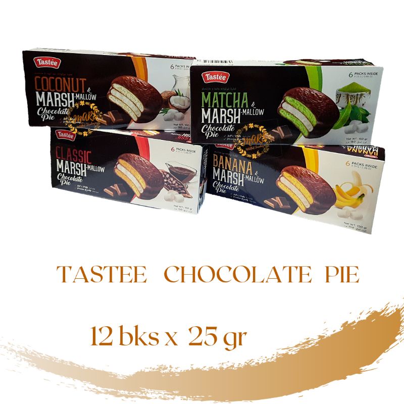 Tastee Chocolate Pie 6 bks x 25 gr