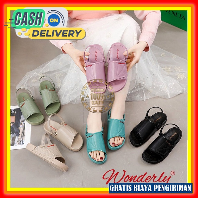 Termurah  Sandal Slop Wanita Sandal Gesper Sandal Flat Wanita Sandlance Sandal Wanita Murah Sandal 2