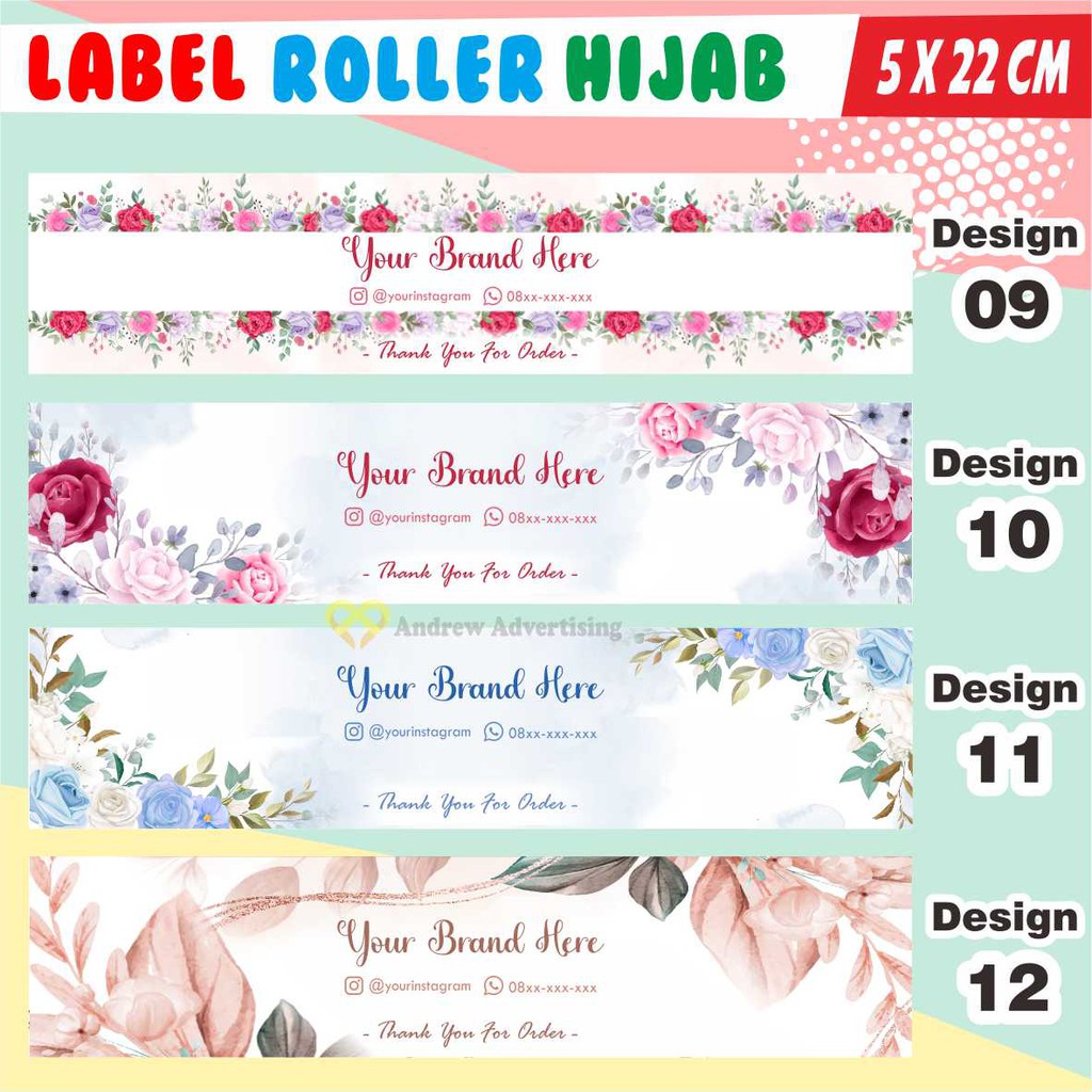 ROLLER HIJAB / LABEL PENGIKAT HIJAB