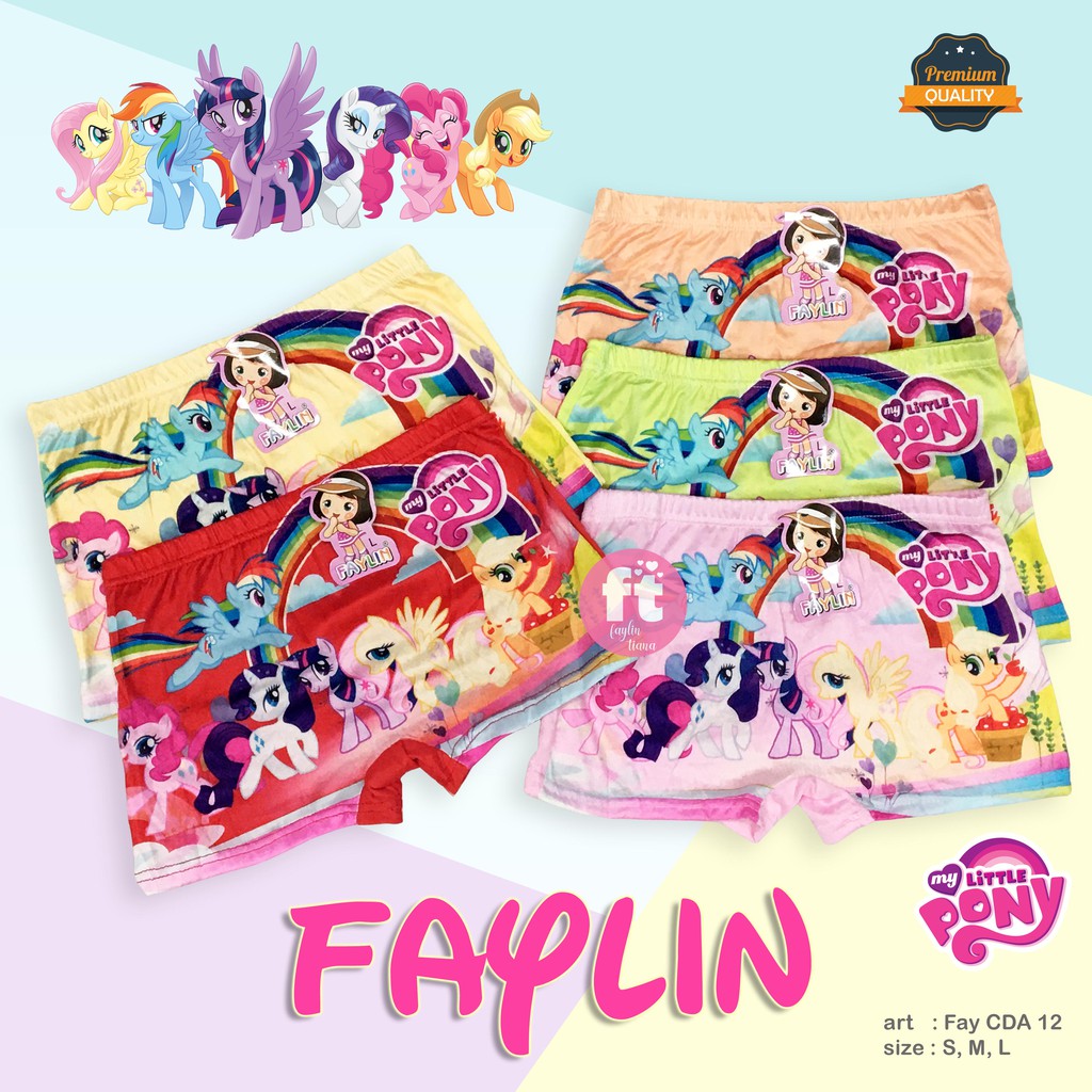 FAYLIN | Celana Dalam Boxer Anak Perempuan / art FAY CDA 12