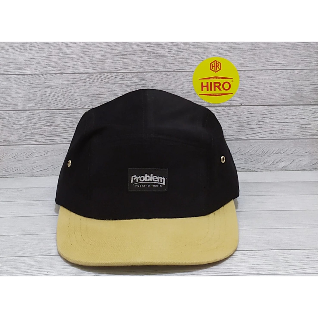 [COD]Topi Snapback Bordir PROBLEM Lima Panel/Topi Hio-Hop/Topi Distro Pria