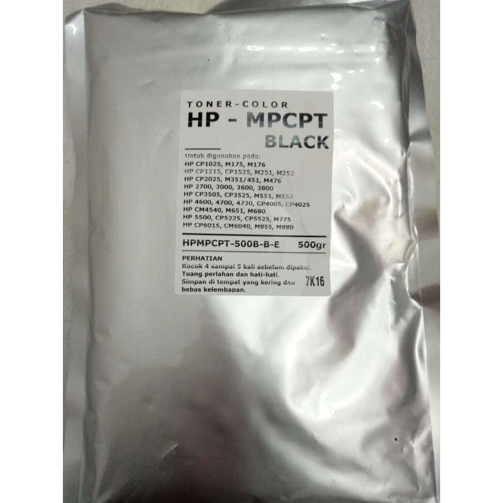serbuk toner laserjet color 500gram