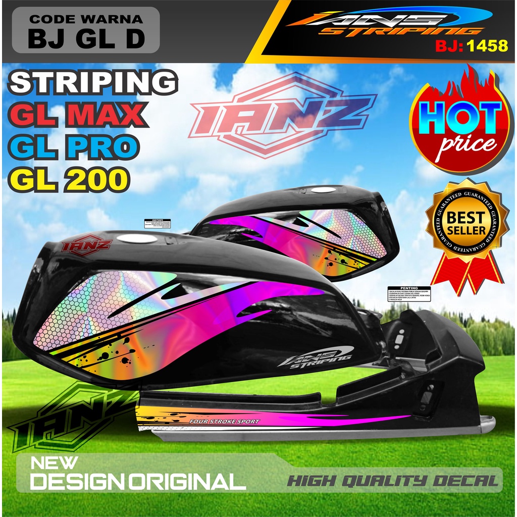 STICKER STRIPING GL PRO HOLOGRAM / STRIPING GL PRO MAX VARIASI HOLOGRAM / STRIPING GL