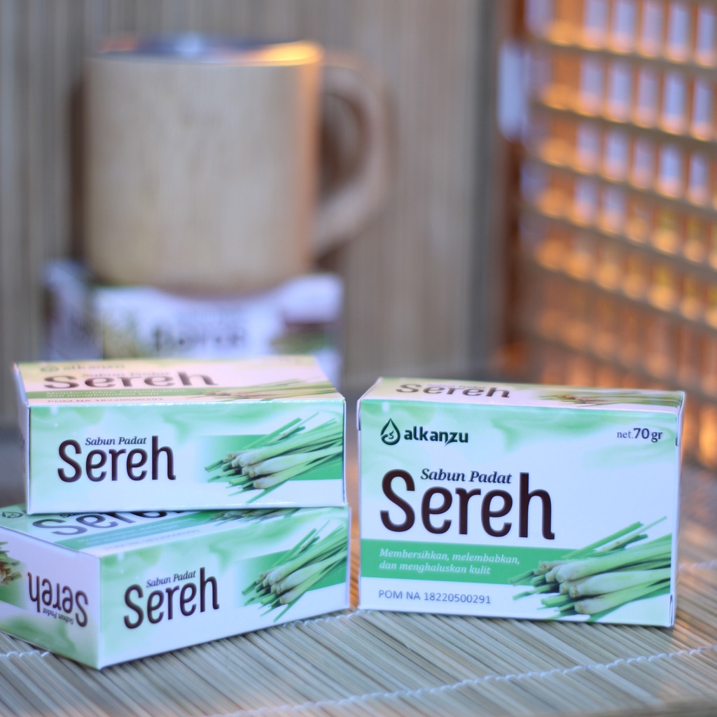 SABUN  PADAT SEREH ALKANZU 70gr / Sabun Sereh ORIGINAL