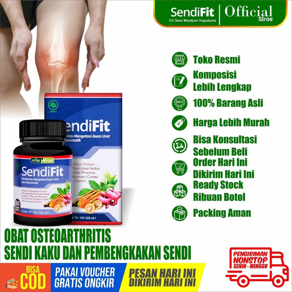 Jual Obat Osteoarthritis Sendi Kaku Sulit Digerakkan Dan Pembengkakan