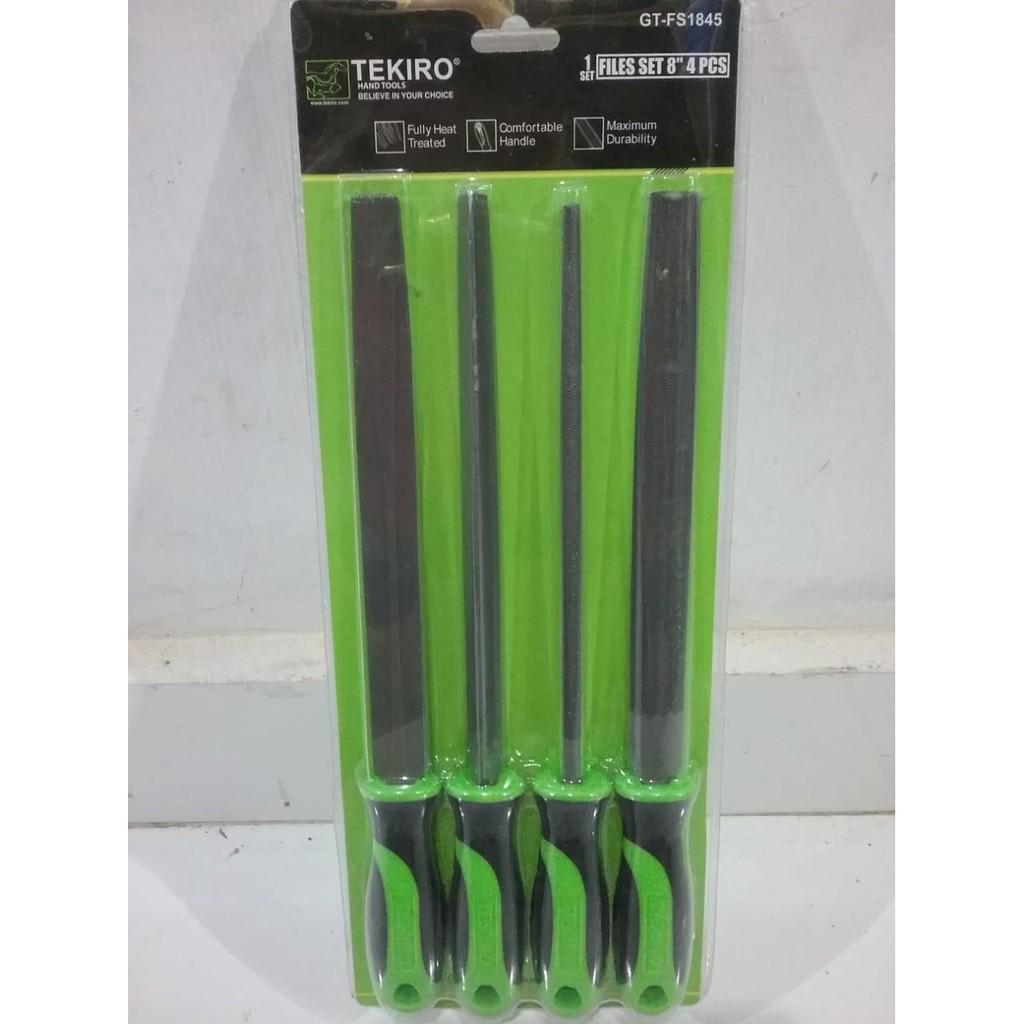 Tekiro Kikir Asah 8 Inch Set 4pcs GT-FS1845