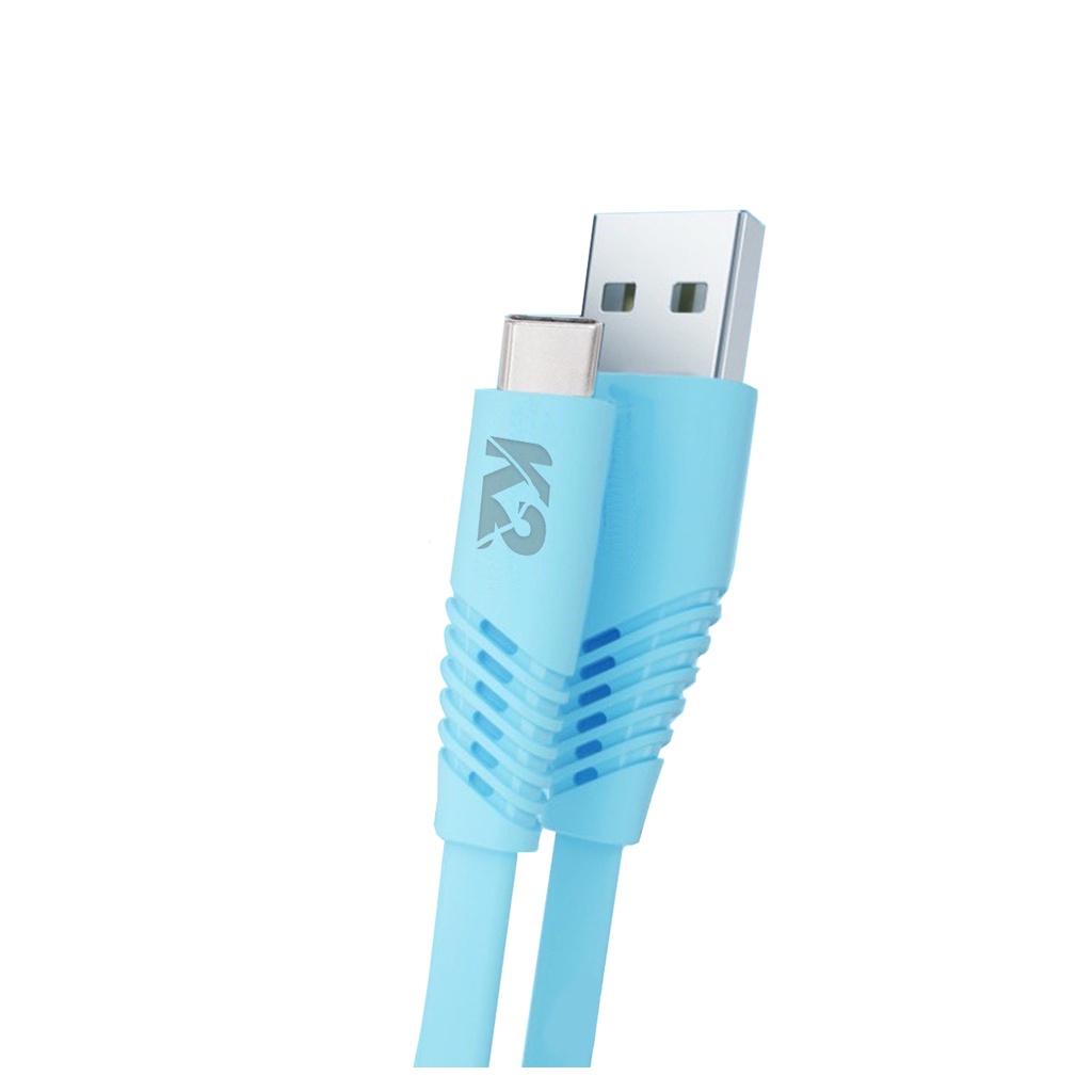 Kabel Data TOPLES MICRO USB / TIPE C K2 PREMIUM QUALITY Fast Charging V8 2.4AMPERE [fs]