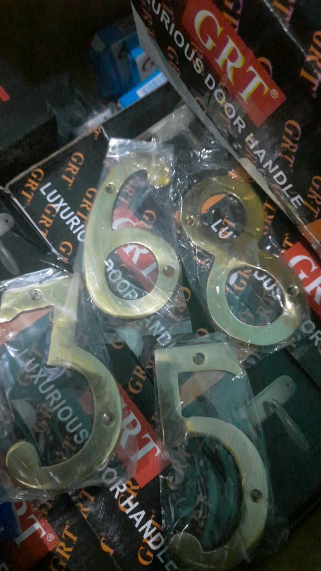 Huruf Angka Nomer Rumah Kuningan Tinggi 10 Cm Angka Nomor 8