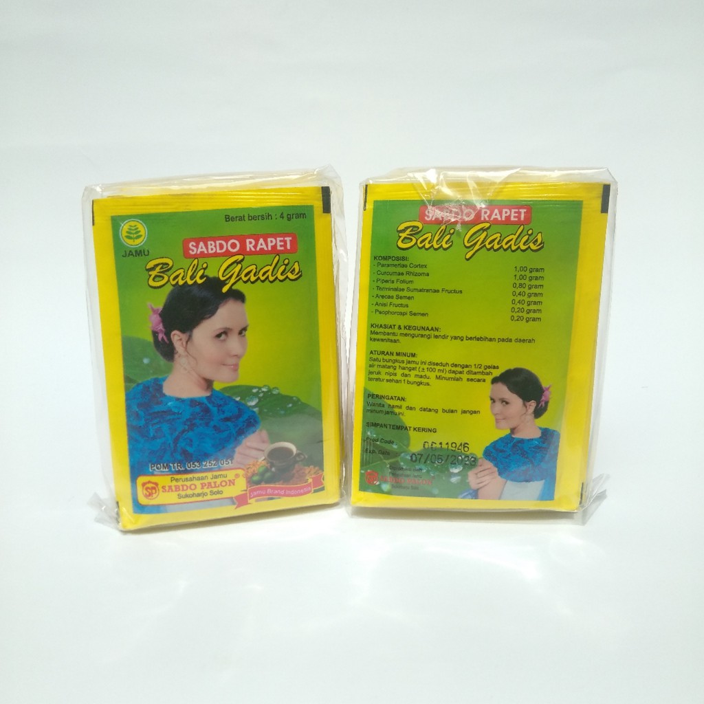 Jamu Super Serbuk Sabdo Rapet Bali Gadis Sabdo Palon Isi 10 Sachet