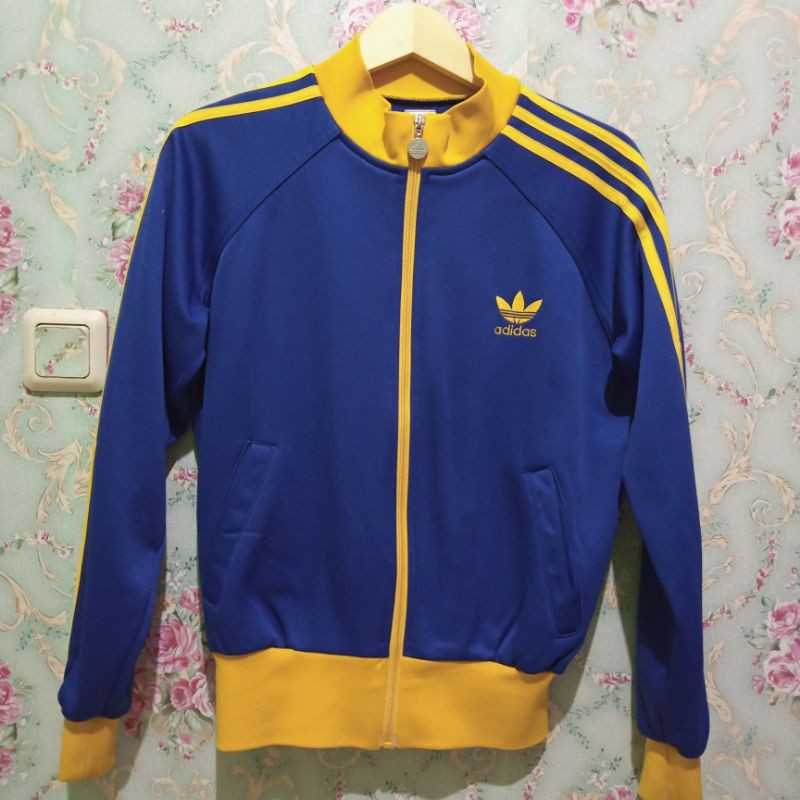 Jaket Tracktop Adidas Biru