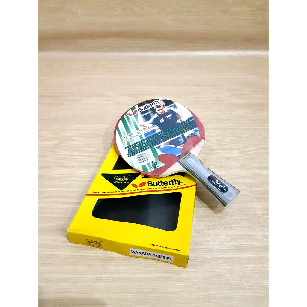 Bat / Bet Pingpong / Bet Tenis Meja BUTTERFLY Addoy Series - Grade ORI
