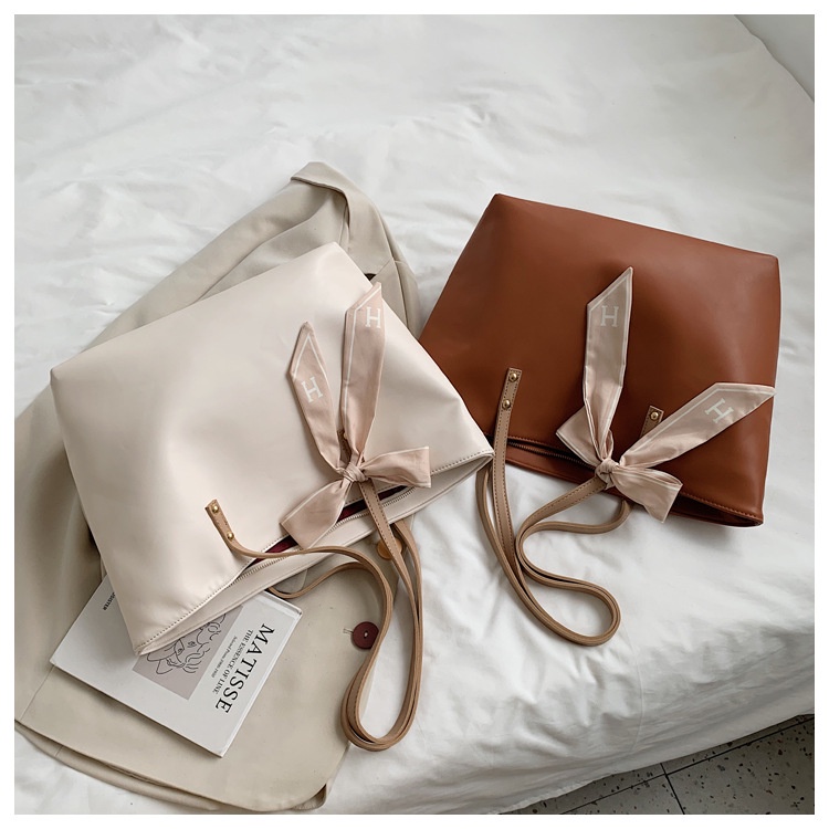 BJ57758 - BLACK/BROWN/WHITE - TAS TOTE WANITA FASHION IMPORT MODIS ELEGAN TERMURAH TERLARIS TERBARU BAGSTORE JAKARTA TAS BATAM CR7758