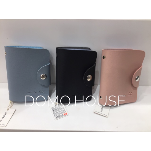 MINISO CLASSIC PORTABLE CARD HOLDER DOMPET KARTU MINISO 