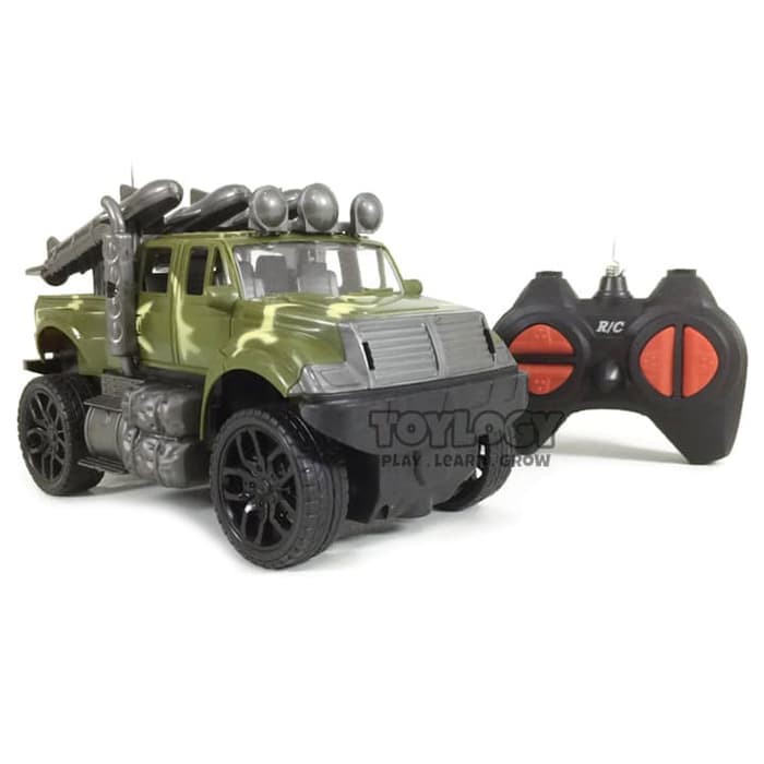 MIN-351 Mainan Anak Mobil Radio Remote Control RC Modul Jeep Military Truck Ar