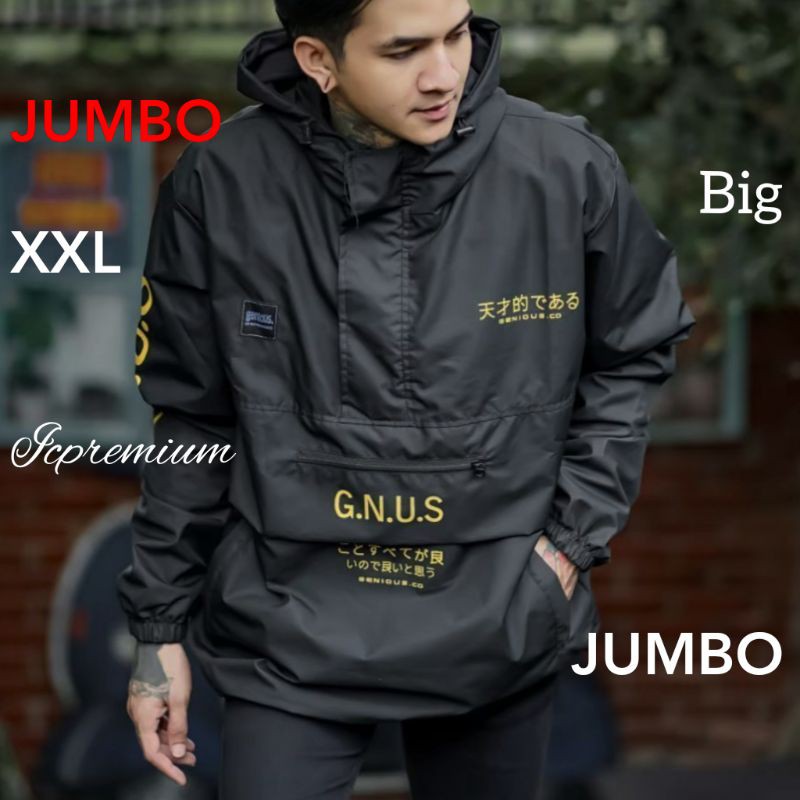 JAKET JUMBO PARASUT TASLAN XXL -XXXL JAKET PRIA JUMBO