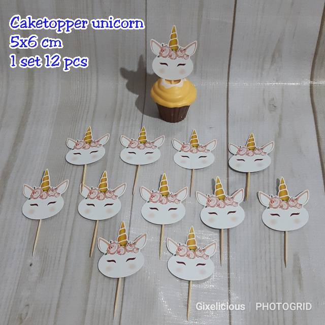 Cupcake Topper Unicorn