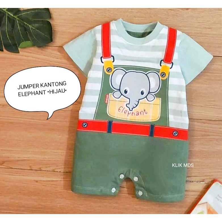 Jumper Bayi Laki- Laki 0-6 Bulan / Baju Anak Cowok / Bodysuit Newborn Motif Lucu