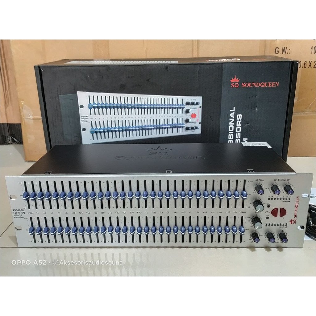 Equaliser Soundqueen 6200 original Kualitas bagus. Professional produk