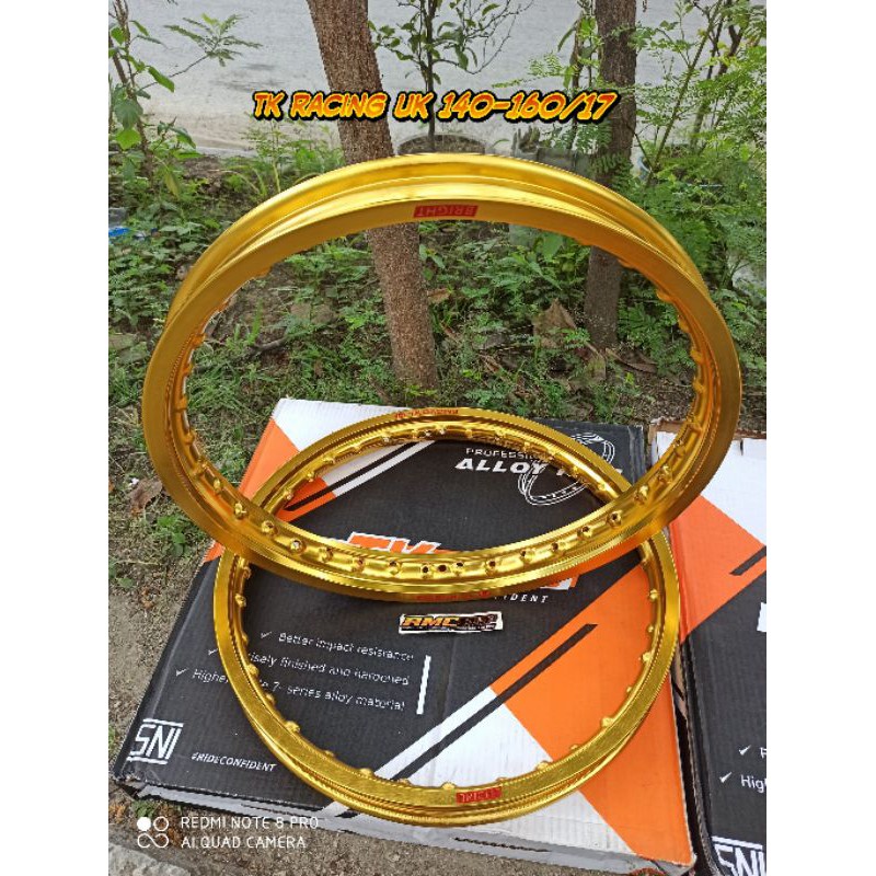 Velg Tk Racing ukuran 140-160 ring 17