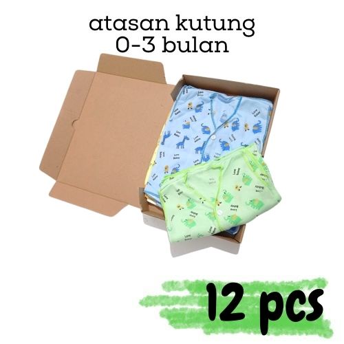 [1 lusin ] Atasan Baju Bayi Baju Bayi Newborn