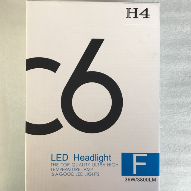 Lampu led mobil h4 c6 lampu utama