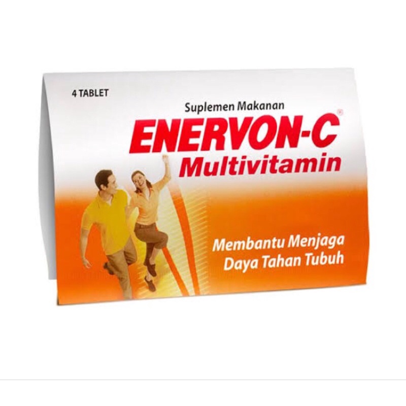 Jual ENERVONC MULTIVITAMIN 1 STRIP 4 TABLET Indonesia